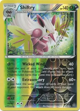 Steam Siege Shiftry #11/114 reverse holo
